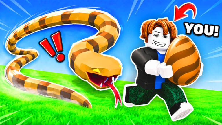 Official Steal An Egg Roblox experience thumbnail with colorful egg and pet artwork